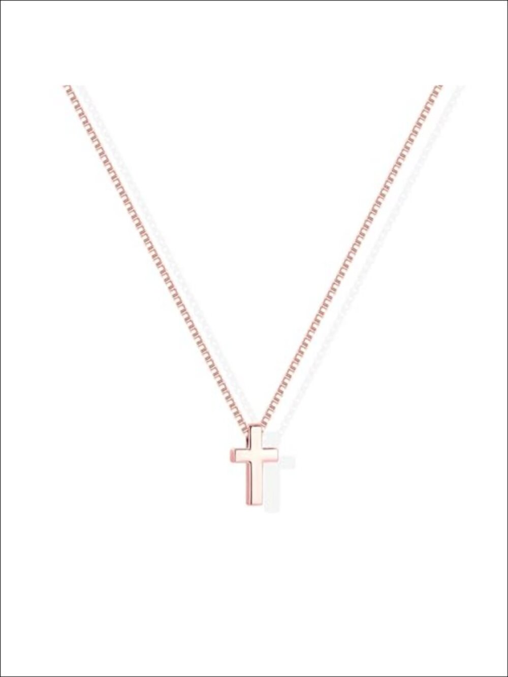 Dainty 14K Gold Plated Cross Necklace Non Tarnish Waterproof